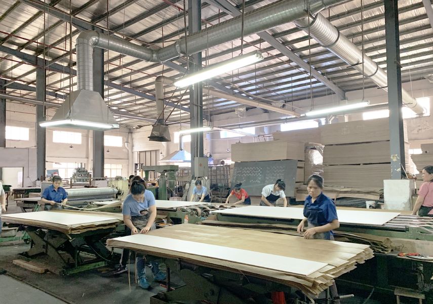 Dongguan Lingfeng Wood Industry Co., Ltd. üreticinin üretim hattı