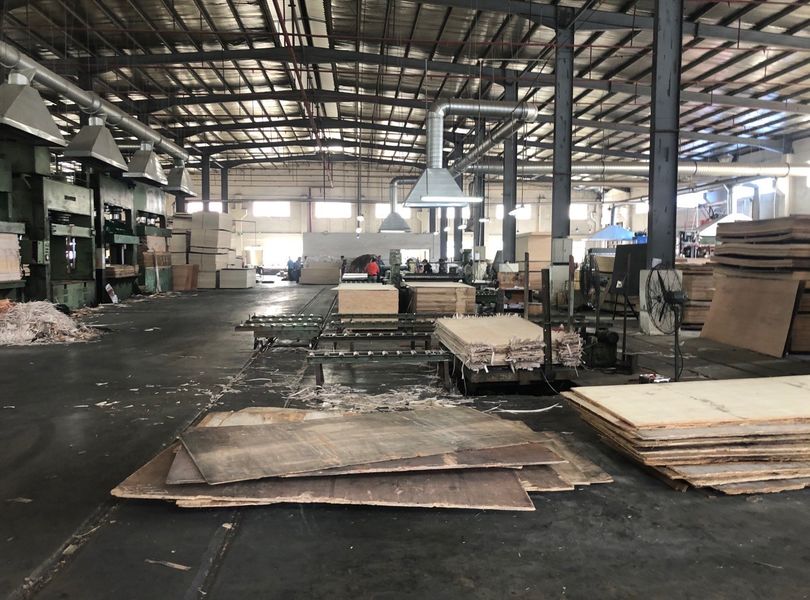 Dongguan Lingfeng Wood Industry Co., Ltd. üreticinin üretim hattı