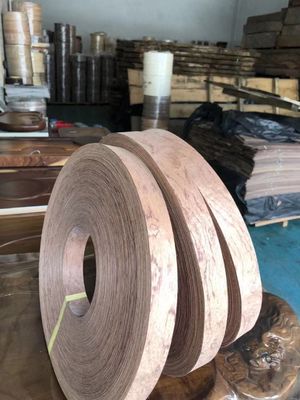 Natural Style Finished Wood Edge Banding Excellent Eco Friendly Waterproof