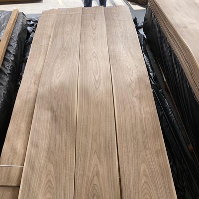 Durable Odorless Wood Grain Veneer , Multipurpose Timber Veneer Wall Panels