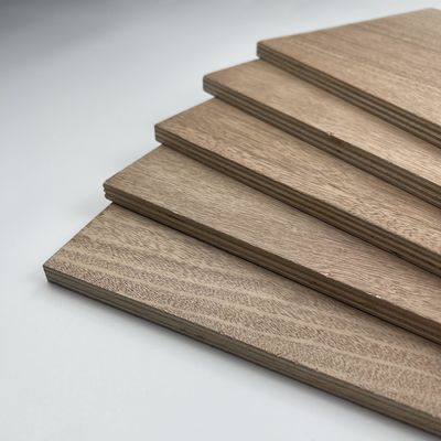 Moistureproof Hardwood Veneer Plywood Sturdy Thickness 3mm-25mm