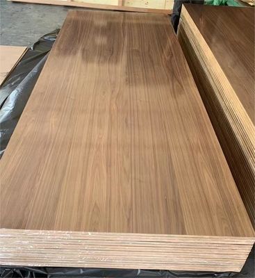 Factory Price Black Walnut Veneer Cabinet Wardrobe Wooden Door Wall Panel Decorative Panel