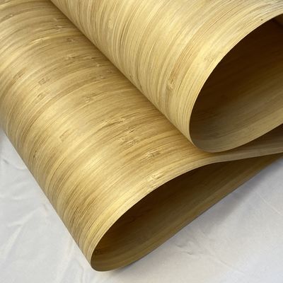 ISO9001 Durable Bamboo Wood Veneer For Decks Thickness 0.2mm 0.3mm 0.45mm