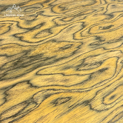 Burl Rengi 0.4mm 2500*640mm Boyutunda Mobilya Sınıfı Mühendislik Ahşap Kaplama